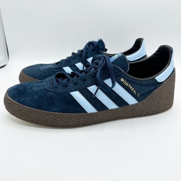 Adidas‎ Montreal 76 CG2175 Mens Navy Suede Low Top Sneaker Us 13 - Picture 1 of 13